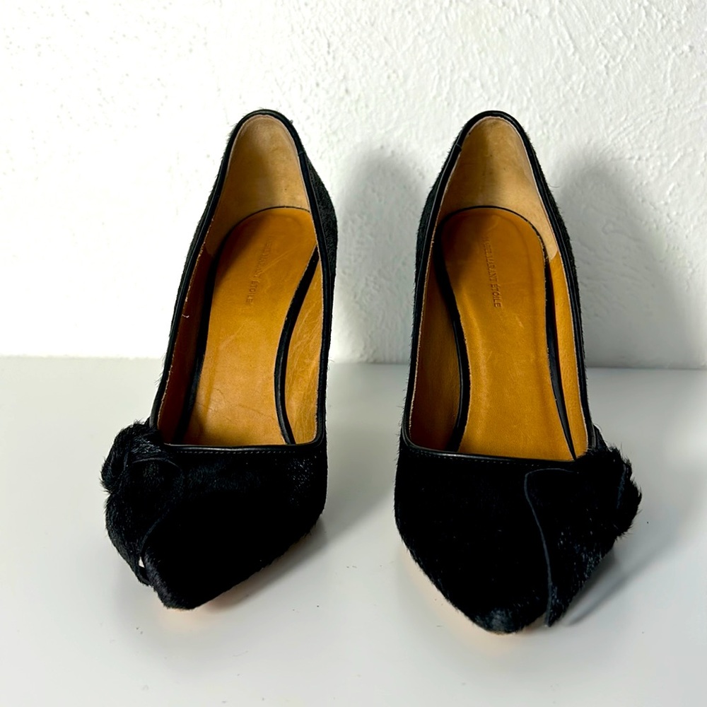 Isabel Marant Black Calf Hair Pump 37 - Picture 3 of 9